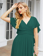 Numbersea Bridesmaid Dresses Backless Formal Prom Gowns for Evening Party Mother of The Bride Dress 28040-numbersea