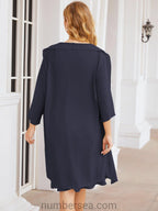 Numbersea Chiffon Mother Of The Bride Dresses Prom Dress For Wedding Guest Casual Pleated 28065