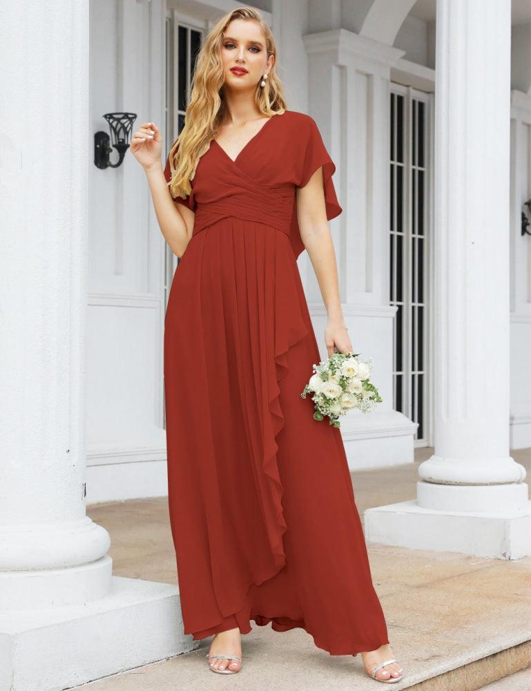 Numbersea Bridesmaid Dresses Backless Formal Prom Gowns for Evening Party Mother of The Bride Dress 28040-numbersea