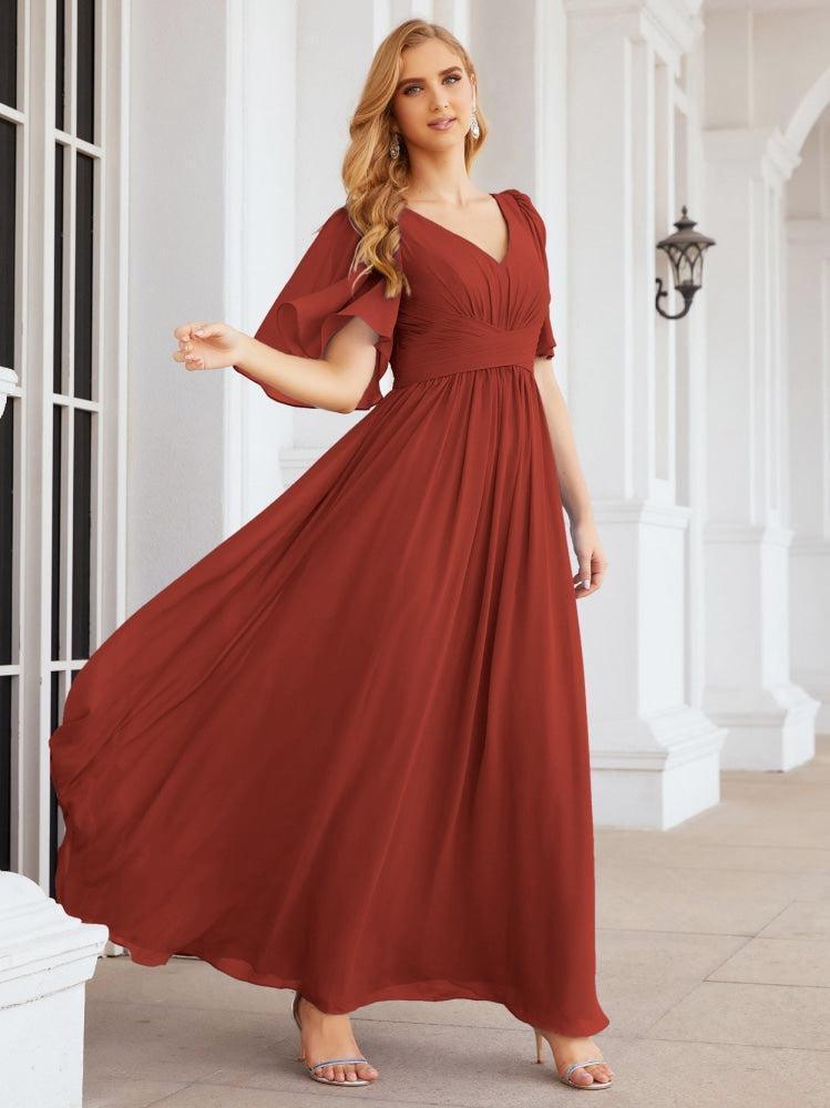 Numbersea Bridesmaid Dresses for Women Wedding Long Party Prom Dress 28068-numbersea
