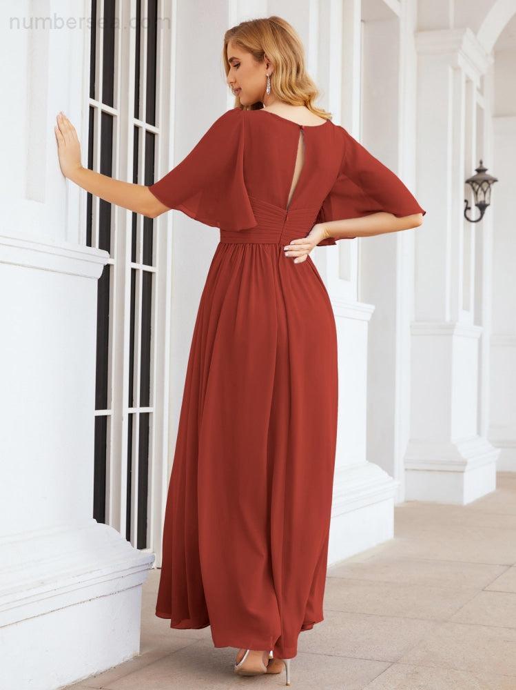 Numbersea Bridesmaid Dresses for Women Wedding Long Party Prom Dress 28068-numbersea