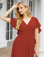 Numbersea Bridesmaid Dresses Backless Formal Prom Gowns for Evening Party Mother of The Bride Dress 28040-numbersea