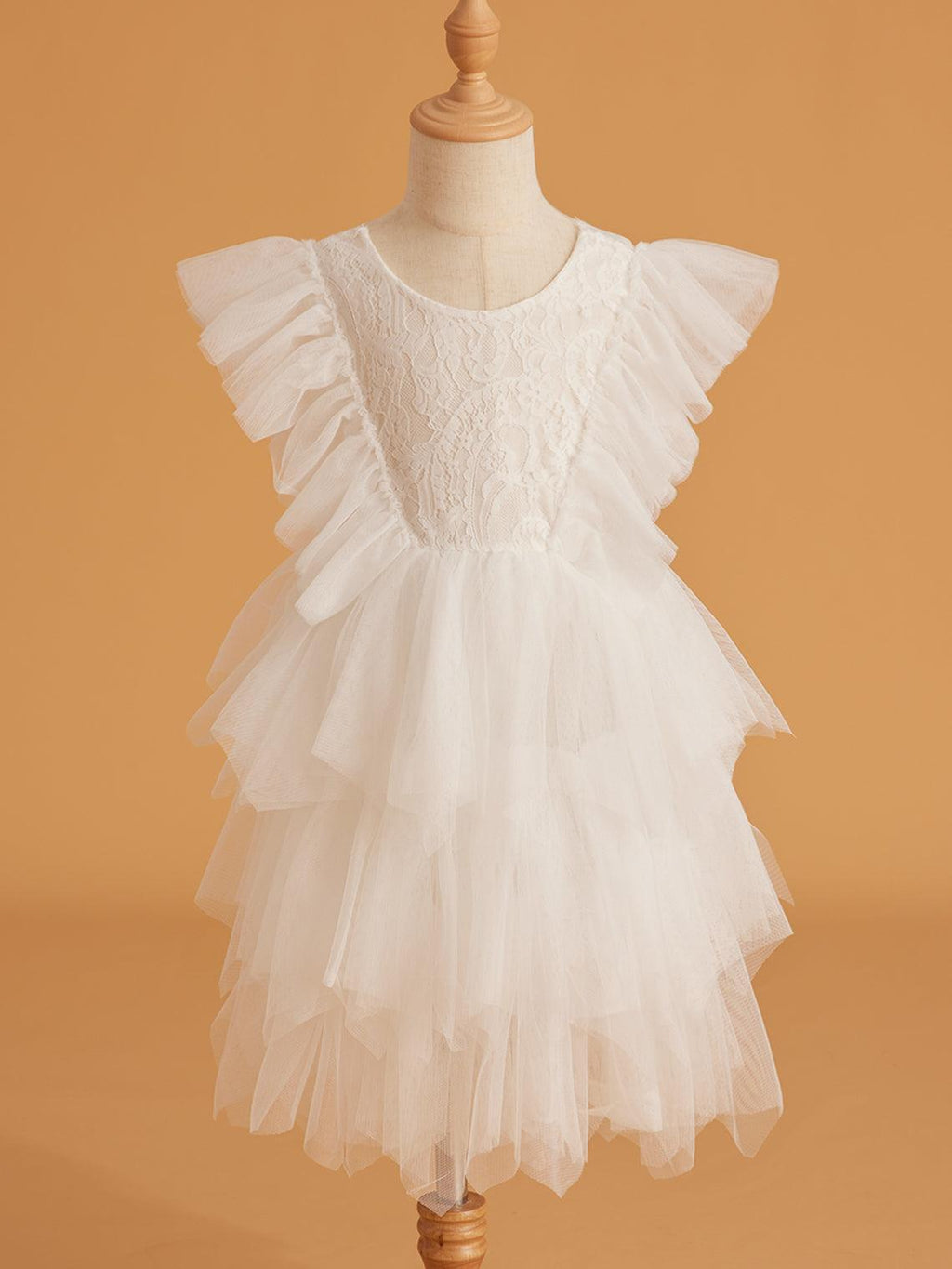 Kurzes/Minikleid aus Spitzentüll (2003227815) 
