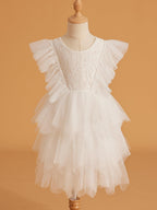 Kurzes/Minikleid aus Spitzentüll (2003227815) 