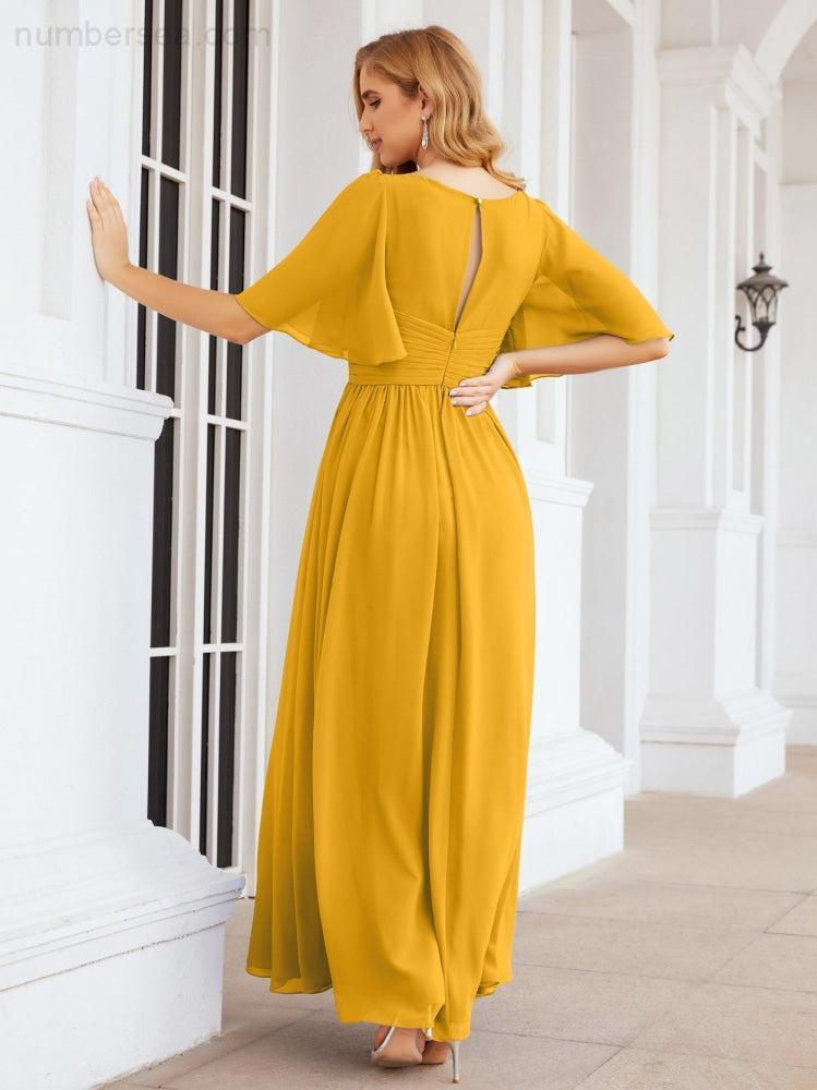 Numbersea Bridesmaid Dresses for Women Wedding Long Party Prom Dress 28068-numbersea