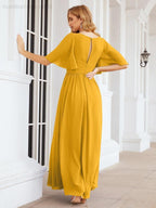 Numbersea Bridesmaid Dresses for Women Wedding Long Party Prom Dress 28068-numbersea