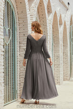 Numbersea Bridesmaid Dress Chiffon Formal Party Dress Evening Dress 28016-numbersea