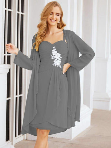 Robes de mariée Numbersea pour la mère de la mariée avec appliques en dentelle pour les invités du mariage 28066 