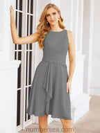 Numbersea Chiffon Mother Of The Bride Dresses Prom Dress For Wedding Guest Casual Pleated 28065