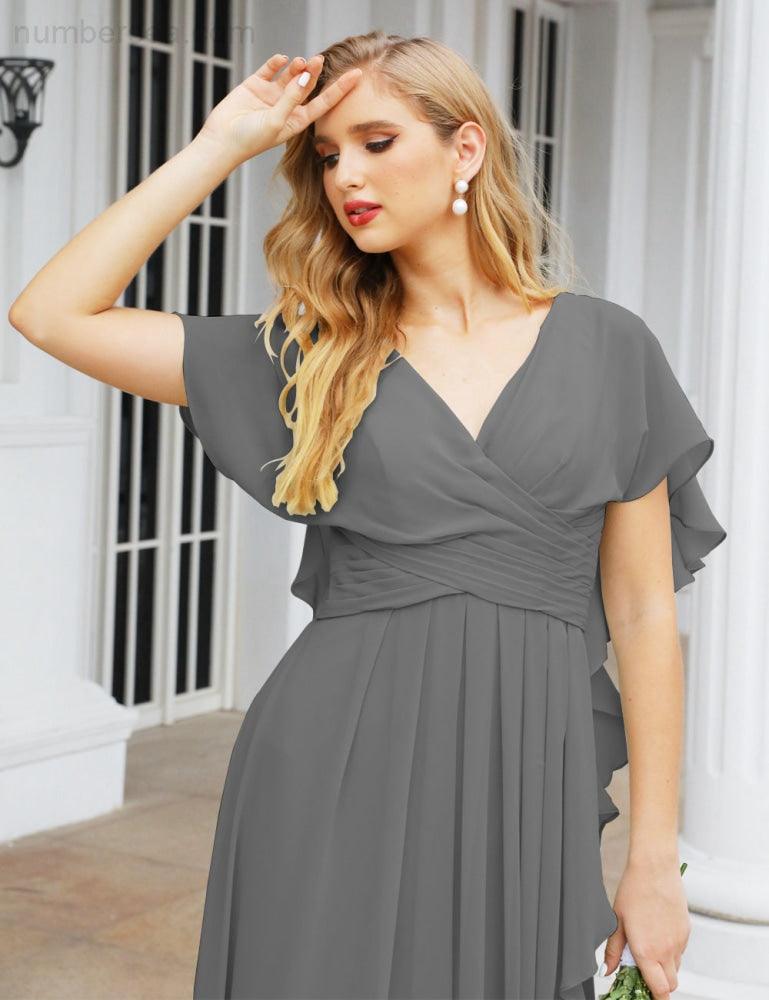 Numbersea Bridesmaid Dresses Backless Formal Prom Gowns for Evening Party Mother of The Bride Dress 28040-numbersea