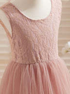 Tulle Floor-length White Dress (2003227895)