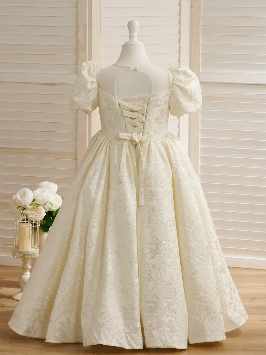 Vestidos de niña de las flores con vestido de princesa 