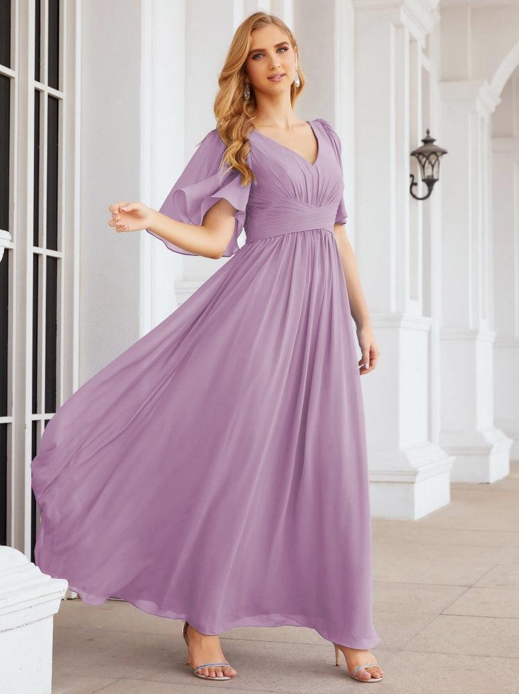 Numbersea Bridesmaid Dresses for Women Wedding Long Party Prom Dress 28068-numbersea