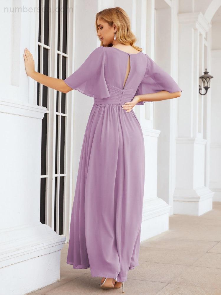 Numbersea Bridesmaid Dresses for Women Wedding Long Party Prom Dress 28068-numbersea