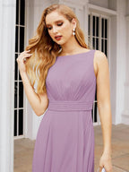 Numbersea Bridesmaid Dresses for Wedding Ruffles Long Formal Prom Gowns 28039-numbersea