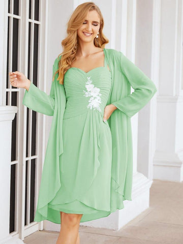 Robes de mariée Numbersea pour la mère de la mariée avec appliques en dentelle pour les invités du mariage 28066 