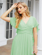 Numbersea Bridesmaid Dresses Backless Formal Prom Gowns for Evening Party Mother of The Bride Dress 28040-numbersea