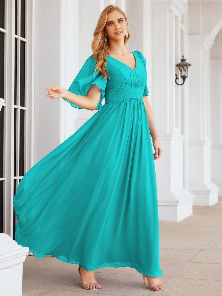 Numbersea Bridesmaid Dresses for Women Wedding Long Party Prom Dress 28068-numbersea