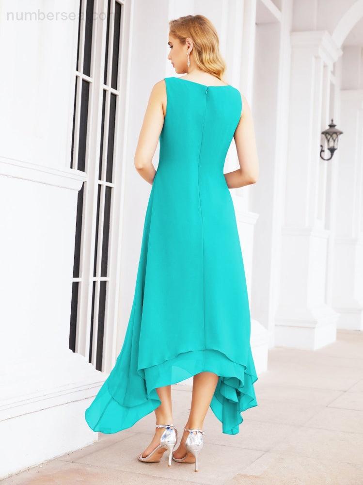 Numbersea Two-Piece A-line Mother of The Bride Dress Formal Party Gown Dress 28073 - numbersea