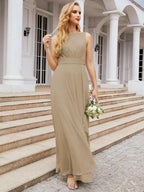 Numbersea Bridesmaid Dresses for Wedding Ruffles Long Formal Prom Gowns 28039-numbersea