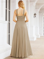 Numbersea Crisscross Halter Bridesmaid Dresses for Party Wedding Evening Prom Maxi Ball Gowns 28053-numbersea