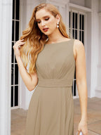 Numbersea Bridesmaid Dresses for Wedding Ruffles Long Formal Prom Gowns 28039-numbersea
