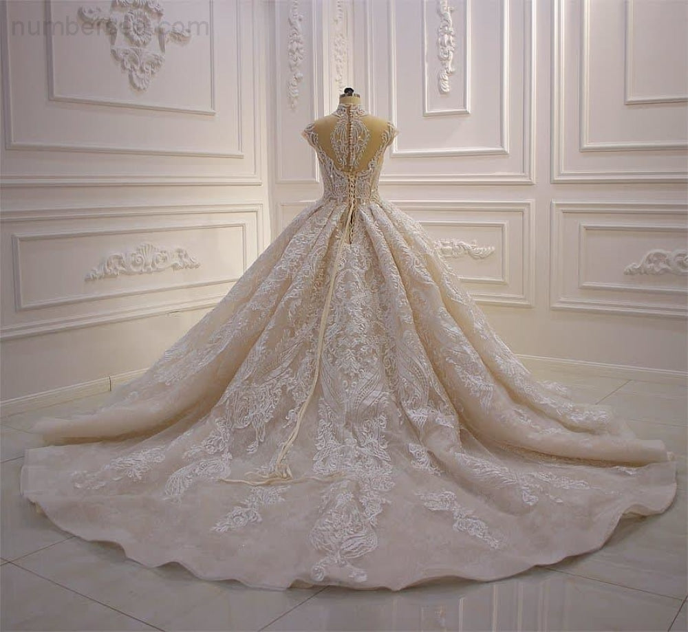 NB3763 robes de mariée wedding dress princess custom made wedding dress real work 100% high quality - numbersea