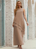 Chiffon Long Plus Size Mother Of Bride Dresses Formal Bridesmaid Prom Gown 28019