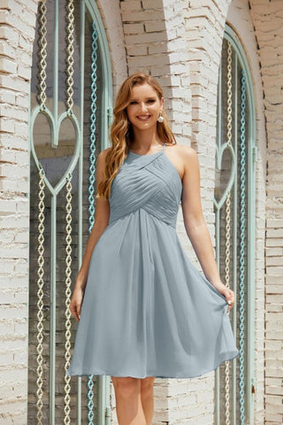 Formal Cocktail Prom Gown Homecoming Dresses 28014 Grey