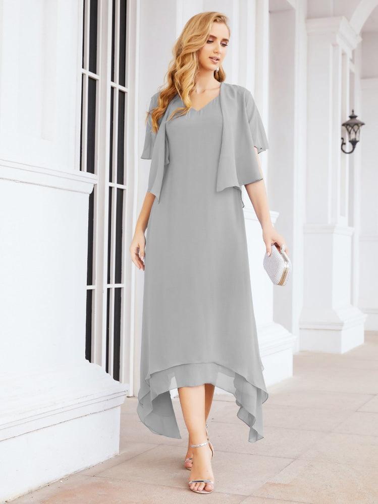 Numbersea Two-Piece A-line Mother of The Bride Dress Formal Party Gown Dress 28073 - numbersea