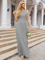 Numbersea Bridesmaid Dresses for Wedding Ruffles Long Formal Prom Gowns 28039-numbersea