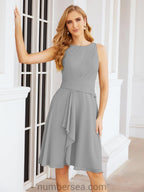 Numbersea Chiffon Mother Of The Bride Dresses Prom Dress For Wedding Guest Casual Pleated 28065