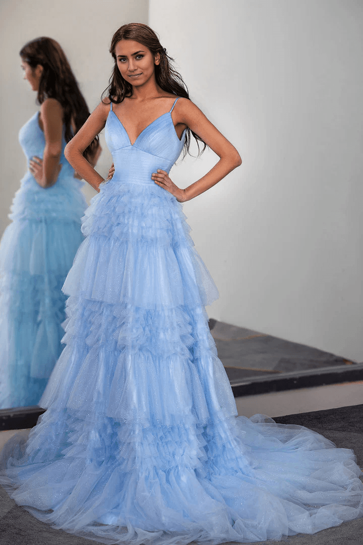 Vestido de fiesta elegante vestido de temperamento largo lindo