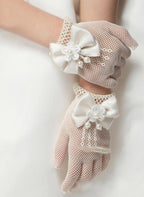 Guantes para niña de las flores, uso diario, boda o ocasión especial (198225128) 