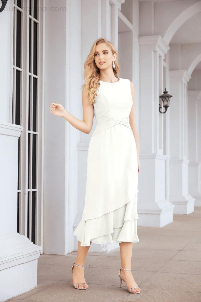 Two-Piece A-Line Mother Of The Bride Dress Formal Party Gown 28072