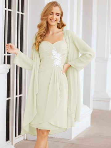 Robes de mariée Numbersea pour la mère de la mariée avec appliques en dentelle pour les invités du mariage 28066 