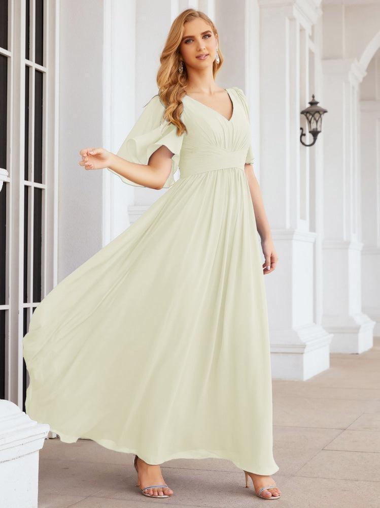 Numbersea Bridesmaid Dresses for Women Wedding Long Party Prom Dress 28068-numbersea