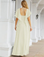 Numbersea Bridesmaid Dresses Backless Formal Prom Gowns for Evening Party Mother of The Bride Dress 28040-numbersea