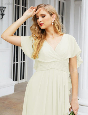 Numbersea Bridesmaid Dresses Backless Formal Prom Gowns for Evening Party Mother of The Bride Dress 28040-numbersea