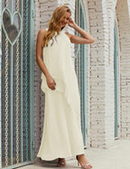 Chiffon Long Plus Size Mother Of Bride Dresses Formal Bridesmaid Prom Gown 28019 Ivory
