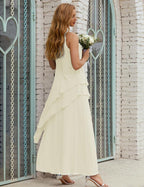 Chiffon Long Plus Size Mother Of Bride Dresses Formal Bridesmaid Prom Gown 28019