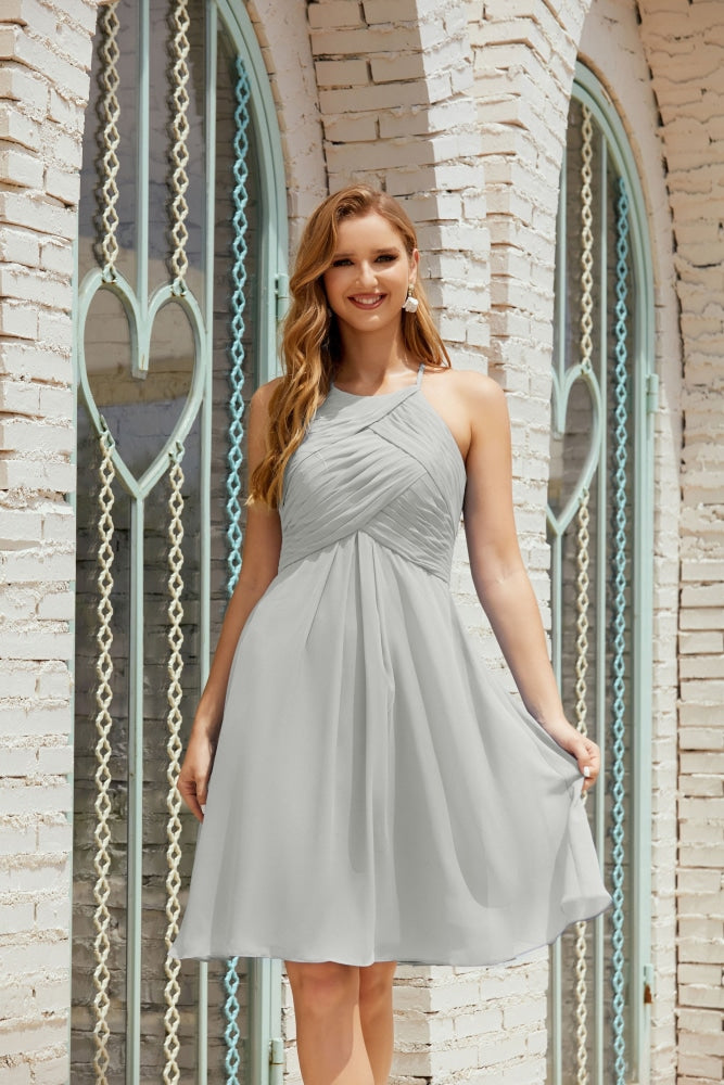 Formal Cocktail Prom Gown Homecoming Dresses 28014 Light Grey