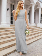 Numbersea Bridesmaid Dresses for Wedding Ruffles Long Formal Prom Gowns 28039-numbersea