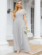 Numbersea Bridesmaid Dresses Backless Formal Prom Gowns for Evening Party Mother of The Bride Dress 28040-numbersea