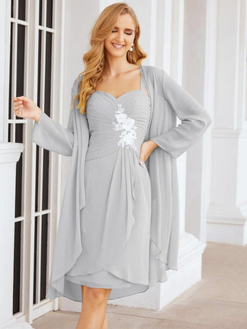 Robes de mariée Numbersea pour la mère de la mariée avec appliques en dentelle pour les invités du mariage 28066 