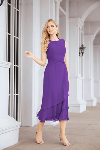 Two-Piece A-Line Mother Of The Bride Dress Formal Party Gown 28072