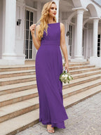 Numbersea Bridesmaid Dresses for Wedding Ruffles Long Formal Prom Gowns 28039-numbersea