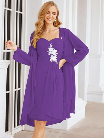 Robes de mariée Numbersea pour la mère de la mariée avec appliques en dentelle pour les invités du mariage 28066 