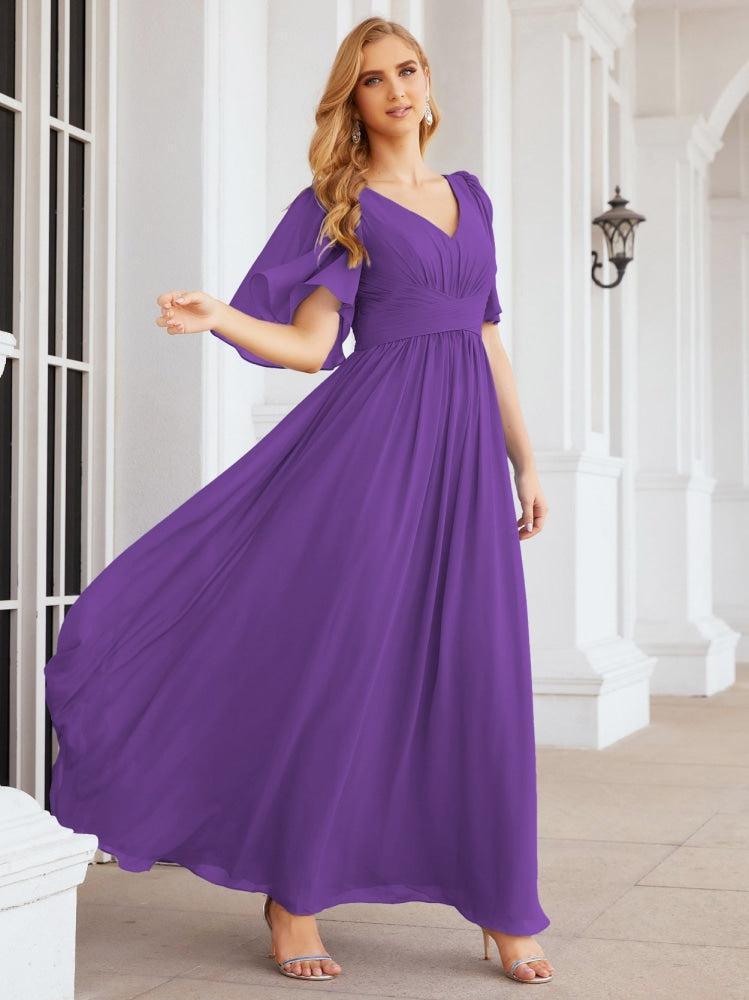 Numbersea Bridesmaid Dresses for Women Wedding Long Party Prom Dress 28068-numbersea