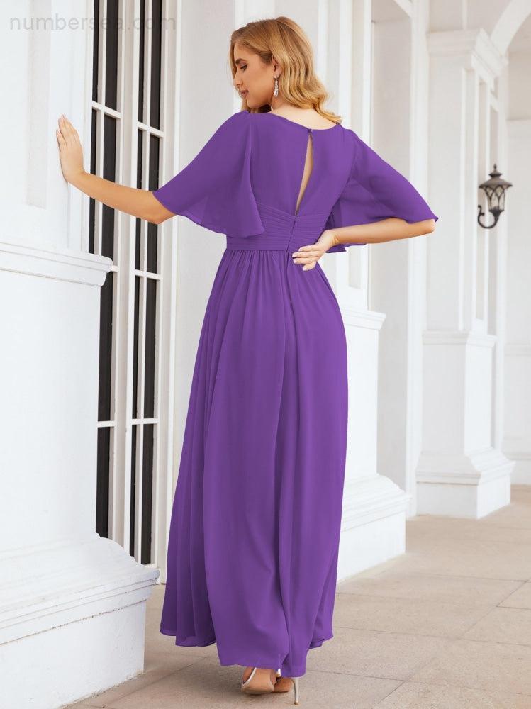 Numbersea Bridesmaid Dresses for Women Wedding Long Party Prom Dress 28068-numbersea